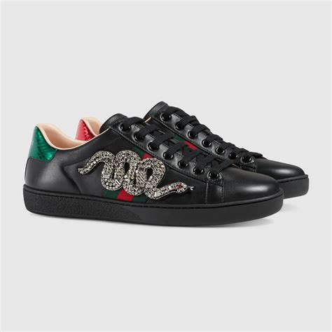 gucci new ace embroidered low-top sneaker|Gucci new ace platform sneakers.